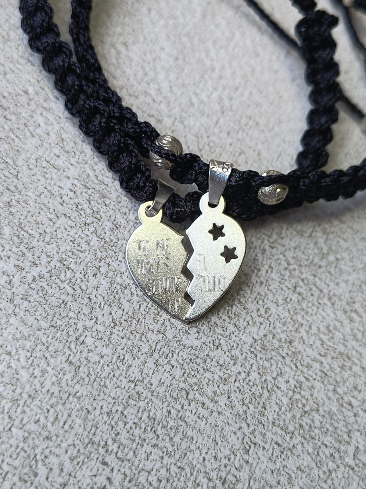 Manillas de Plata para Pareja – Amor y Amistad